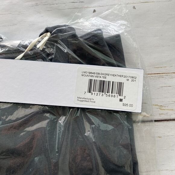 Nwt- Fila Mountain Vista Short Sleeve Tee Shirt Men's Size Medium In Dark Grey - Picture 4 of 9